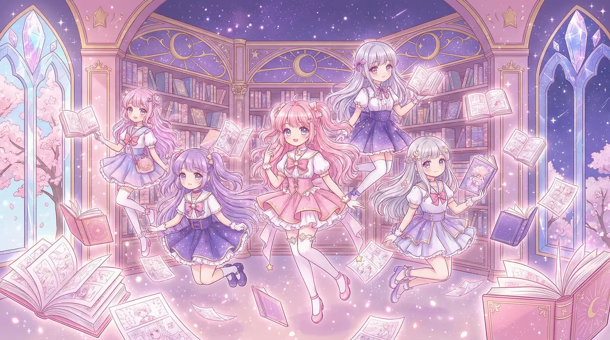 魔法图书馆里的漫画奇遇 - 羞羞视频网站 梦幻场景